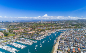 Newport Beach Neighborhood In Orange County, California